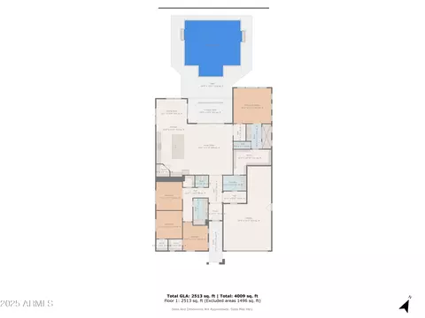 Floorplan - 10510 E Sheffield Dr, Mesa, AZ 85212 photo 1 of 2