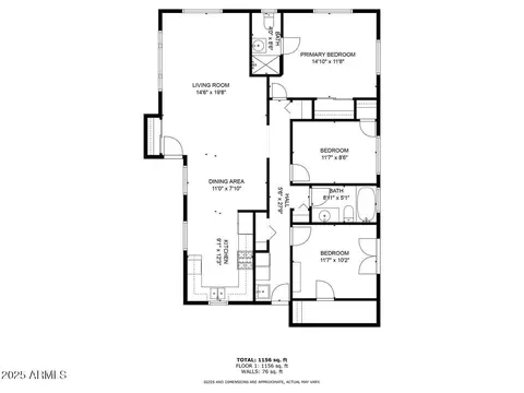 Floorplan - 722 E State Ave, Phoenix, AZ 85020 photo 2 of 2