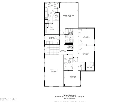 Floorplan - 3543 E Appaloosa Rd, Gilbert, AZ 85296 photo 3 of 3