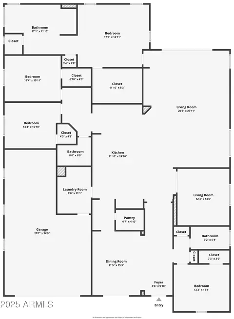 Floorplan - 4268 E Comstock Dr, Gilbert, AZ 85296 photo 1 of 1