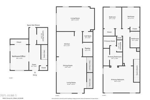 Floorplan - 3634 E Horace Dr, Gilbert, AZ 85296 photo 1 of 1