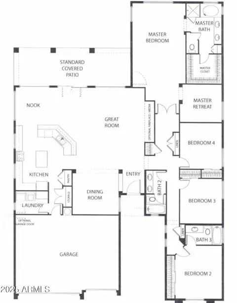 Floorplan - 6519 S Forest Ct, Gilbert, AZ 85298 photo 2 of 2