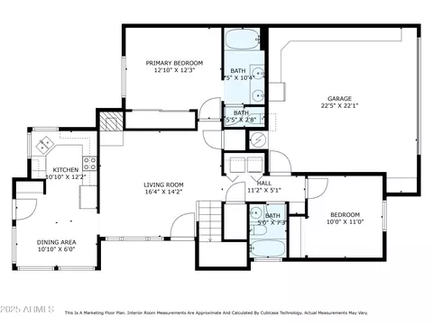 Floorplan - 6413 W Puget Ave, Glendale, AZ 85302 photo 5 of 6