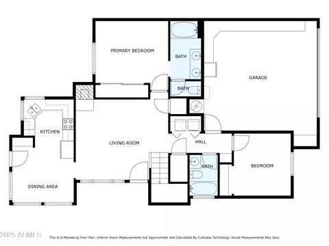 Floorplan - 6413 W Puget Ave, Glendale, AZ 85302 photo 3 of 6