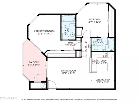 Floorplan - 1720 E Thunderbird Rd #2090, Phoenix, AZ 85022 photo 1 of 2