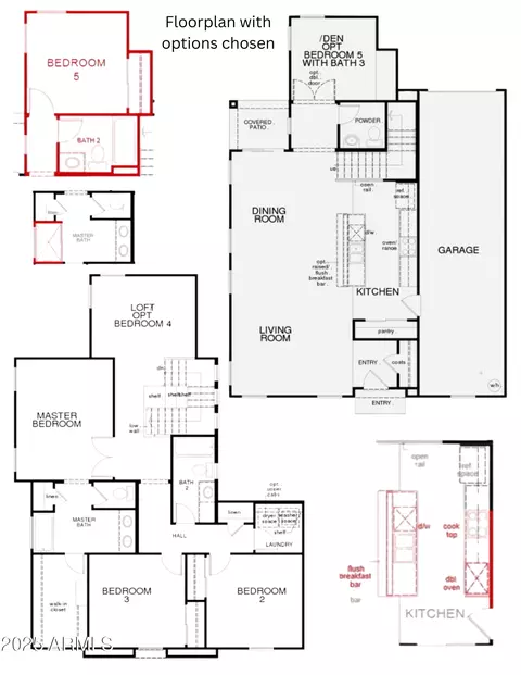 Floorplan - 516 N Ranger Trl, Gilbert, AZ 85234 photo 1 of 1