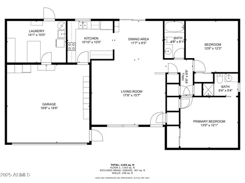 Floorplan - 6022 E Albany St, Mesa, AZ 85205 photo 1 of 2
