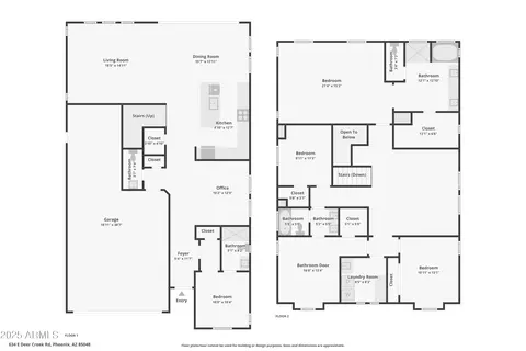 Floorplan - 634 E Deer Creek Rd, Phoenix, AZ 85048 photo 1 of 1