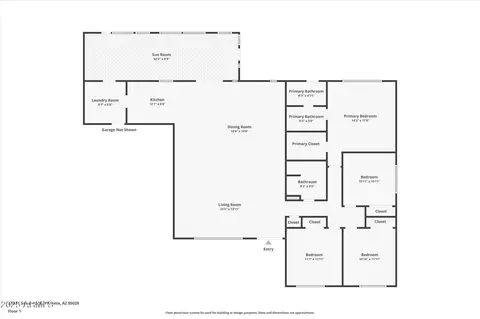 Floorplan - 3702 E Sahuaro Dr, Phoenix, AZ 85028 photo 2 of 2