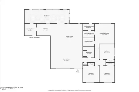 Floorplan - 3702 E Sahuaro Dr, Phoenix, AZ 85028 photo 1 of 2