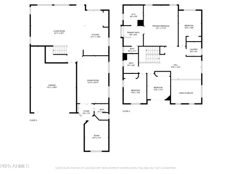Floorplan - 2838 E Shady Spring Trl, Phoenix, AZ 85024 photo 3 of 8