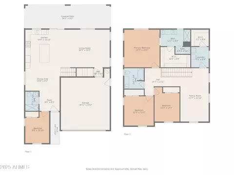 Floorplan - 722 E Betsy Ln, Gilbert, AZ 85296 photo 1 of 1