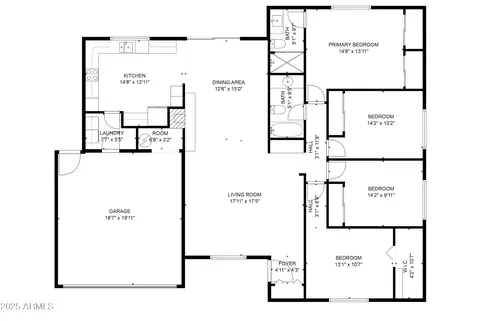 Floorplan - 2122 E Palmcroft Dr, Tempe, AZ 85282 photo 1 of 1