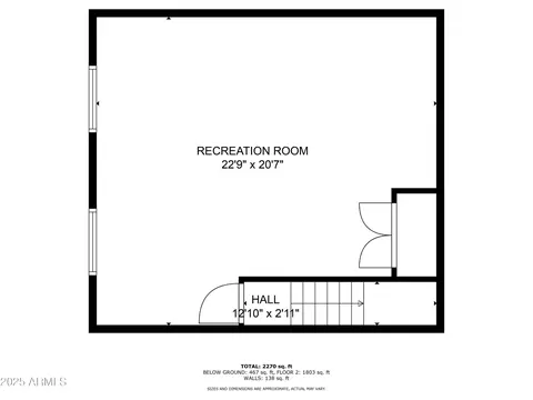 Floorplan - 1048 E 2nd Pl, Mesa, AZ 85203 photo 1 of 3