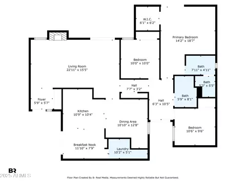 Floorplan - 337 E Ambassador Dr, Tempe, AZ 85288 photo 1 of 2
