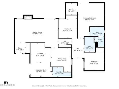Floorplan - 337 E Ambassador Dr, Tempe, AZ 85288 photo 2 of 2