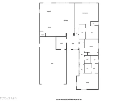 Floorplan - 2815 E Russell St, Mesa, AZ 85213 photo 1 of 1
