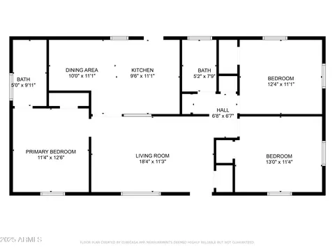 Floorplan - 8302 N 30th Dr, Phoenix, AZ 85051 photo 1 of 2