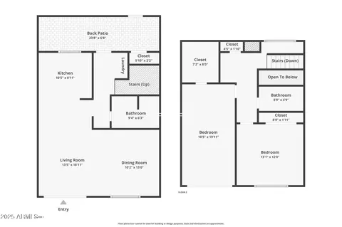 Floorplan - 3635 E Turney Ave #12, Phoenix, AZ 85018 photo 2 of 2