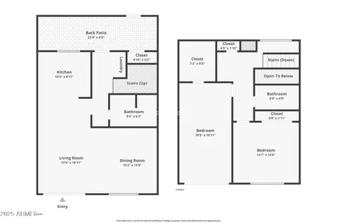 Floorplan - 3635 E Turney Ave #12, Phoenix, AZ 85018 photo 1 of 2