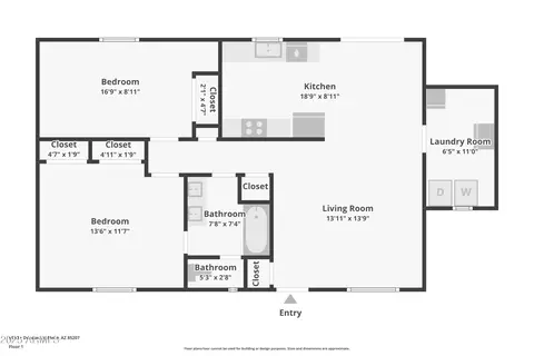 Floorplan - 9510 E Duncan St, Mesa, AZ 85207 photo 1 of 2