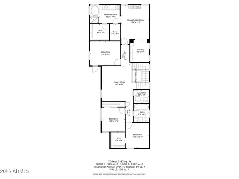 Floorplan - 4342 E Orchid Ln, Gilbert, AZ 85296 photo 3 of 6