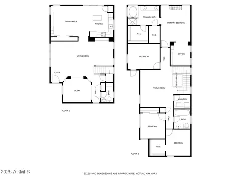 Floorplan - 4342 E Orchid Ln, Gilbert, AZ 85296 photo 6 of 6