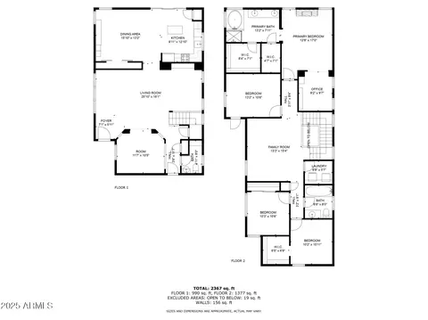 Floorplan - 4342 E Orchid Ln, Gilbert, AZ 85296 photo 5 of 6