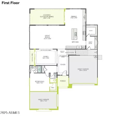 Floorplan - 1232 E Tonto Dr, Gilbert, AZ 85298 photo 1 of 2