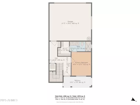 Floorplan - 4651 S Glacier --, Mesa, AZ 85212 photo 1 of 3