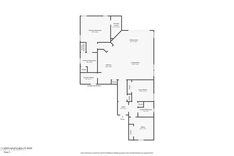 Floorplan - 5025 E Gary St, Mesa, AZ 85205 photo 1 of 2
