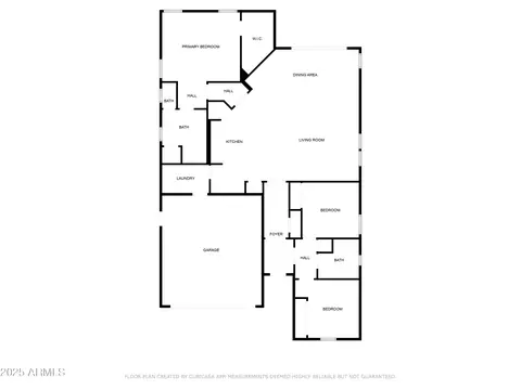 Floorplan - 5025 E Gary St, Mesa, AZ 85205 photo 2 of 2