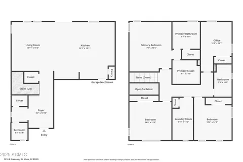 Floorplan - 5018 E Greenway St, Mesa, AZ 85205 photo 3 of 3