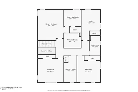 Floorplan - 5018 E Greenway St, Mesa, AZ 85205 photo 2 of 3
