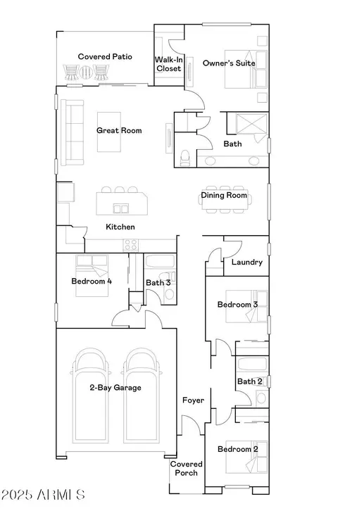 Floorplan - 9833 E Red Giant Dr, Mesa, AZ 85212 photo 2 of 2