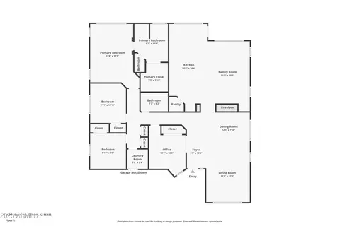 Floorplan - 702 W Scott Ave, Gilbert, AZ 85233 photo 1 of 1