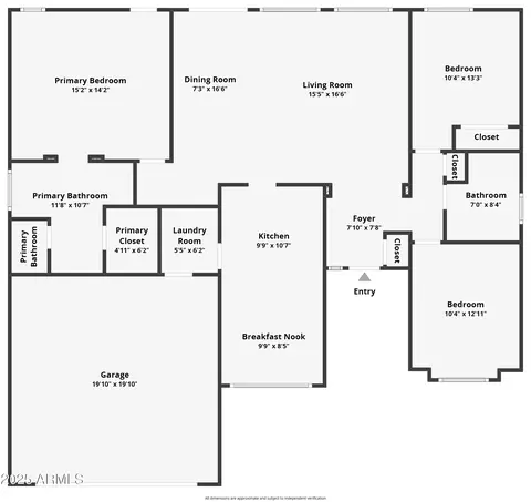 Floorplan - 4520 E Desert Cactus St, Phoenix, AZ 85032 photo 1 of 2