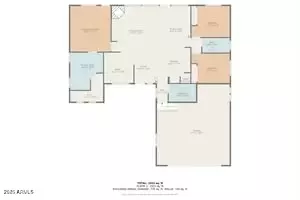 Floorplan - 2702 Covered Wagon Trl, Overgaard, AZ 85933 photo 2 of 2