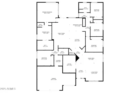 Floorplan - 1699 E Hearne Way, Gilbert, AZ 85234 photo 1 of 1