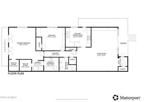 Floorplan - 101 E Palm Ln #C, Phoenix, AZ 85004 photo 2 of 2
