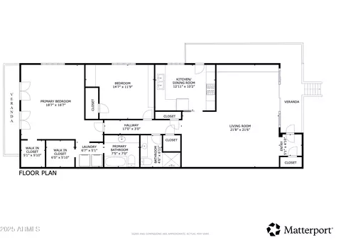 Floorplan - 101 E Palm Ln #C, Phoenix, AZ 85004 photo 1 of 2