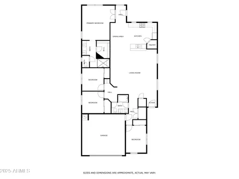 Floorplan - 7207 E Olla Ave, Mesa, AZ 85212 photo 2 of 2