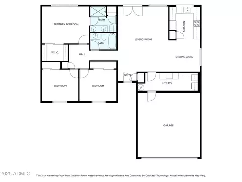 Floorplan - 1231 E Douglas Ave, Gilbert, AZ 85234 photo 1 of 3
