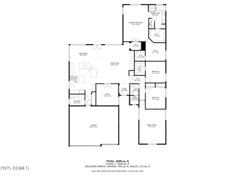 Floorplan - 3463 E Page Ave, Gilbert, AZ 85234 photo 2 of 3