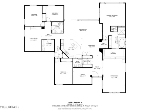 Floorplan - 533 E Joseph Way, Gilbert, AZ 85295 photo 1 of 2