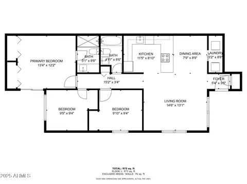 Floorplan - 3348 E Crescent Ave, Mesa, AZ 85204 photo 1 of 3