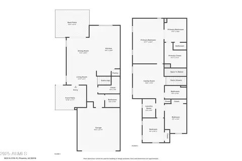 Floorplan - 3023 N 37th Pl, Phoenix, AZ 85018 photo 1 of 1
