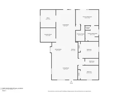 Floorplan - 1002 E Medlock Dr, Phoenix, AZ 85014 photo 1 of 1