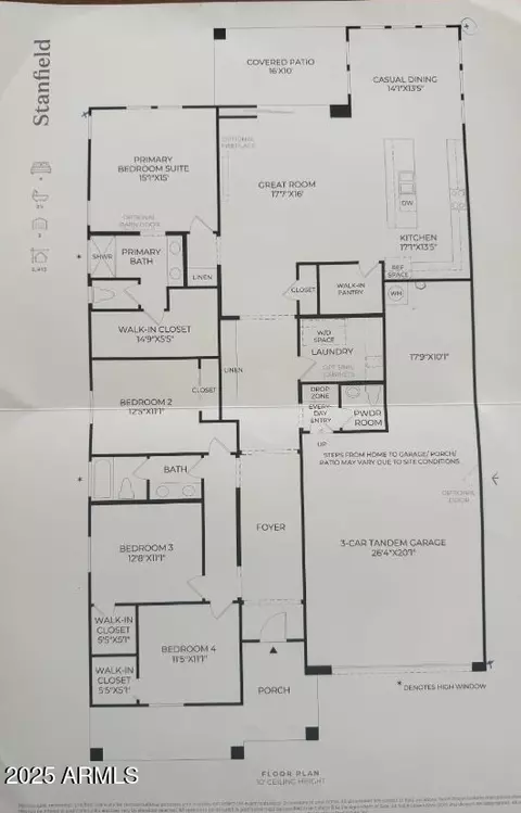 Floorplan - 11107 E Unity Ave, Mesa, AZ 85212 photo 1 of 1