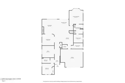Floorplan - 4644 E Sourwood Dr, Gilbert, AZ 85298 photo 1 of 1